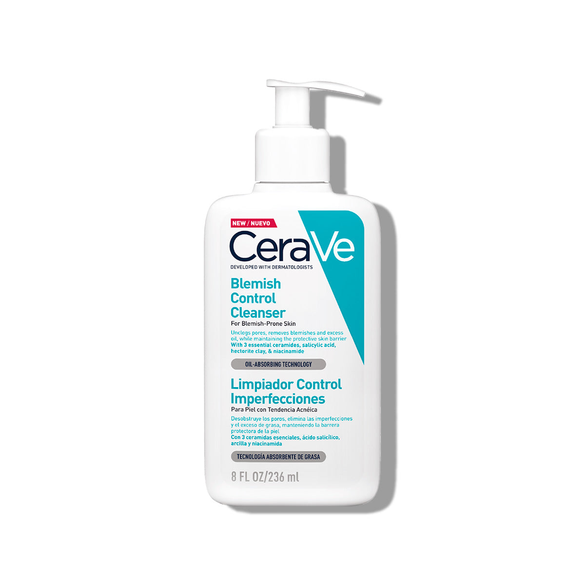 CeraVe Gel Limpiador Anti-imperfecciones Blemish Control 236ml + REGALO SA MOOTHING 5ML
