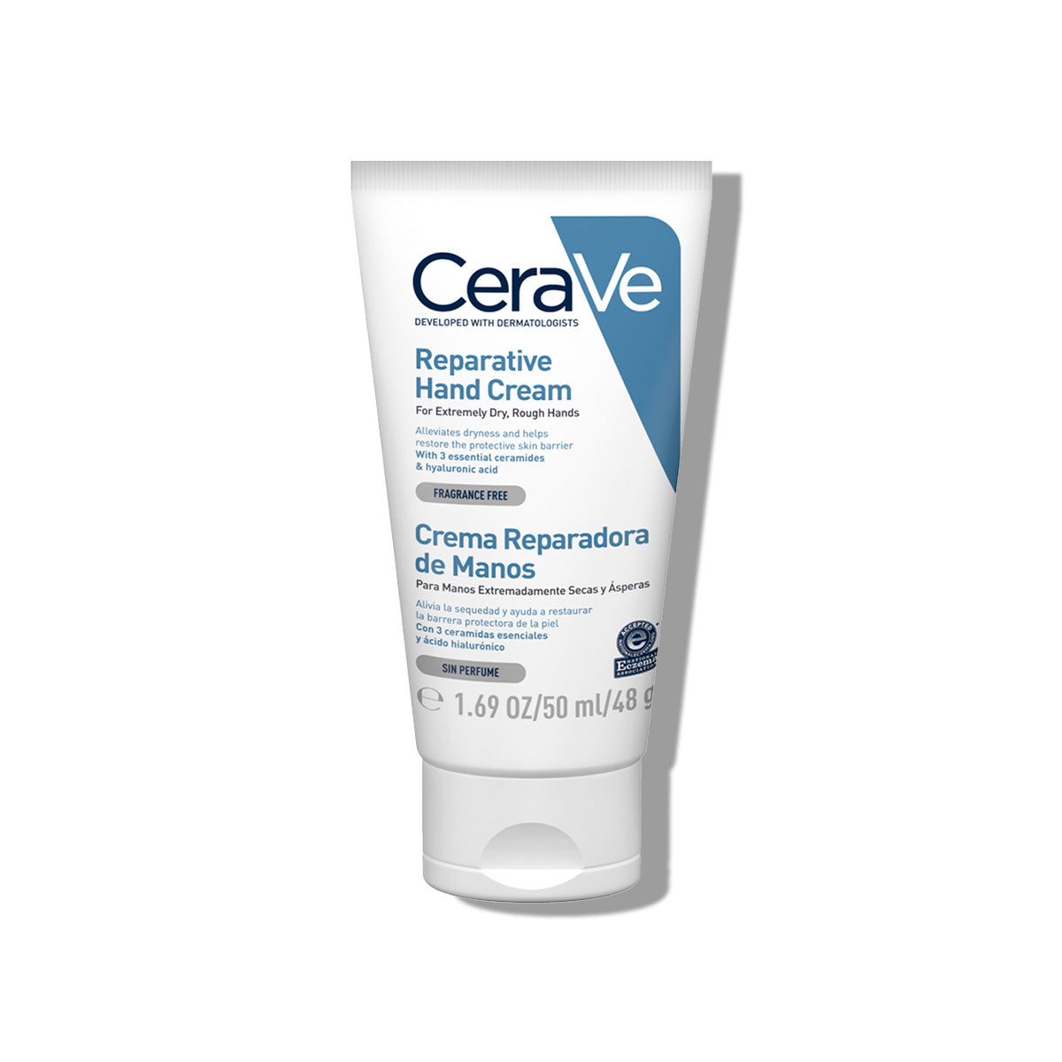CeraVe Crema Hidratante Reparadora de Manos 50ml+ REGALO FOAMING CLEANSER 20ML