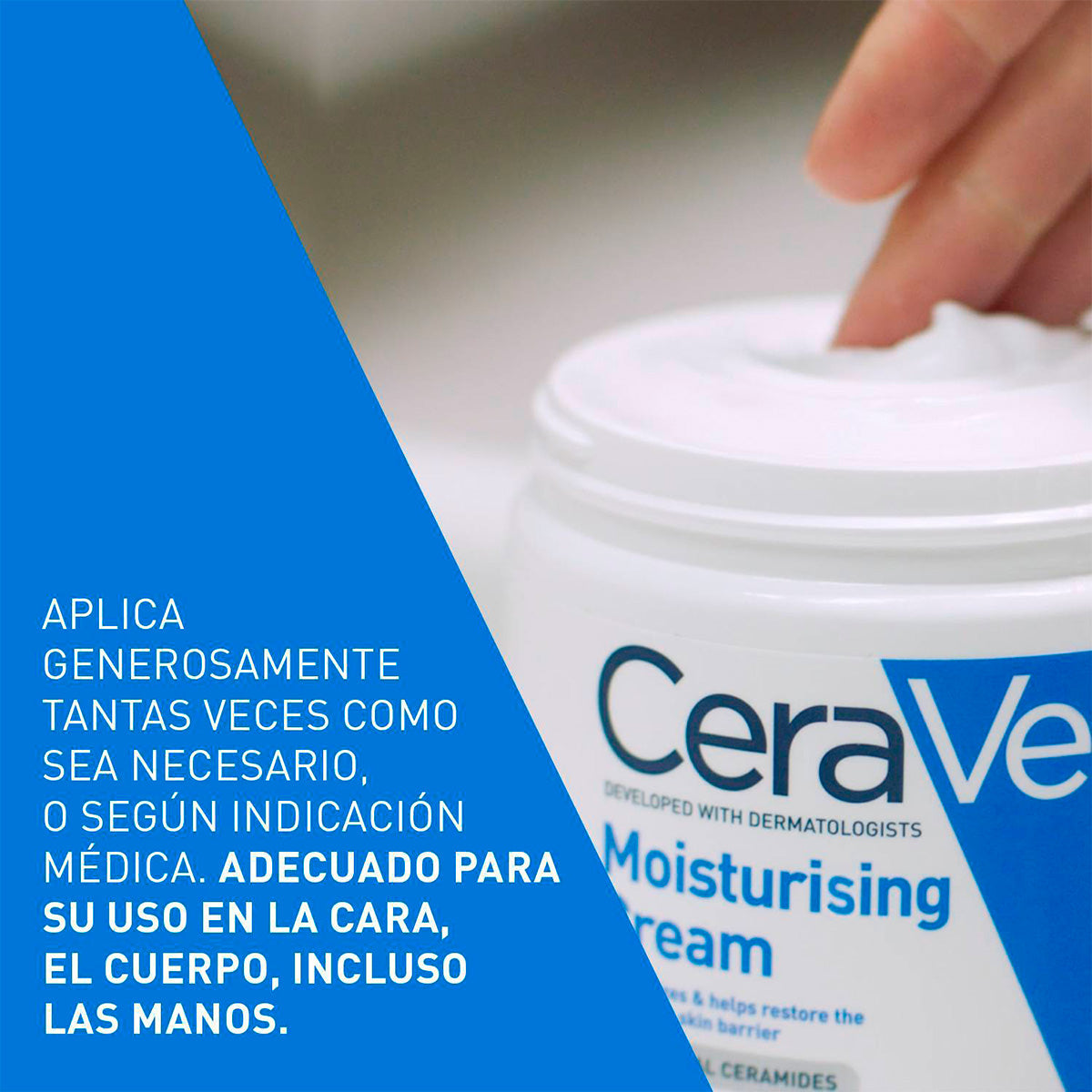 CeraVe Crema Hidratante 340g + REGALO MINI ANTHELIOS HYDRATING CLEANSER 20ML