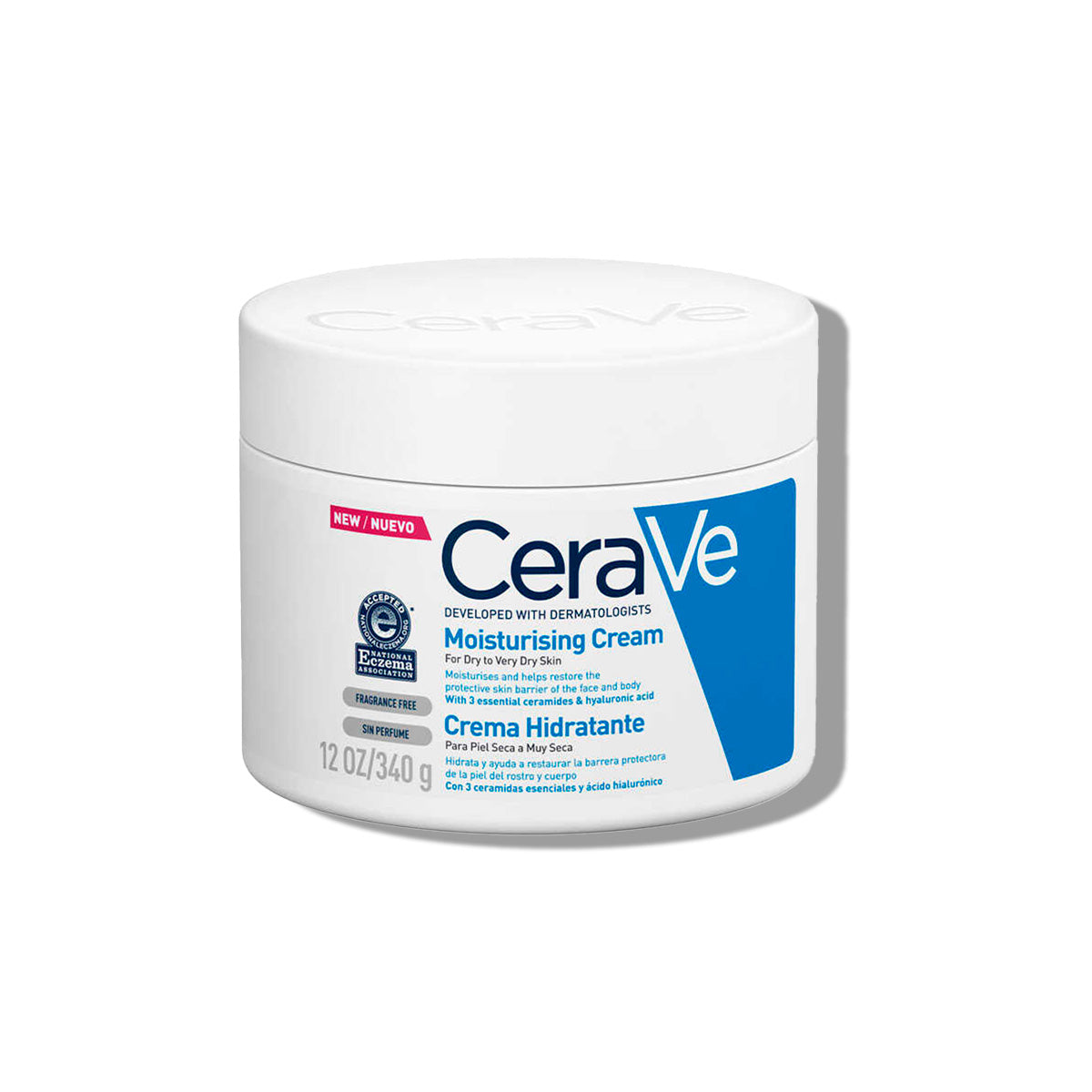 CeraVe Crema Hidratante 340g + REGALO MINI ANTHELIOS HYDRATING CLEANSER 20ML