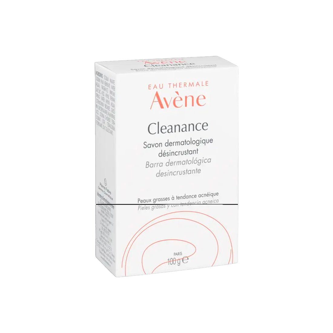 Stock Final ! AVENE - Cleanance Barra Dermatológica Desincrustante 100g - ANTI ACNE