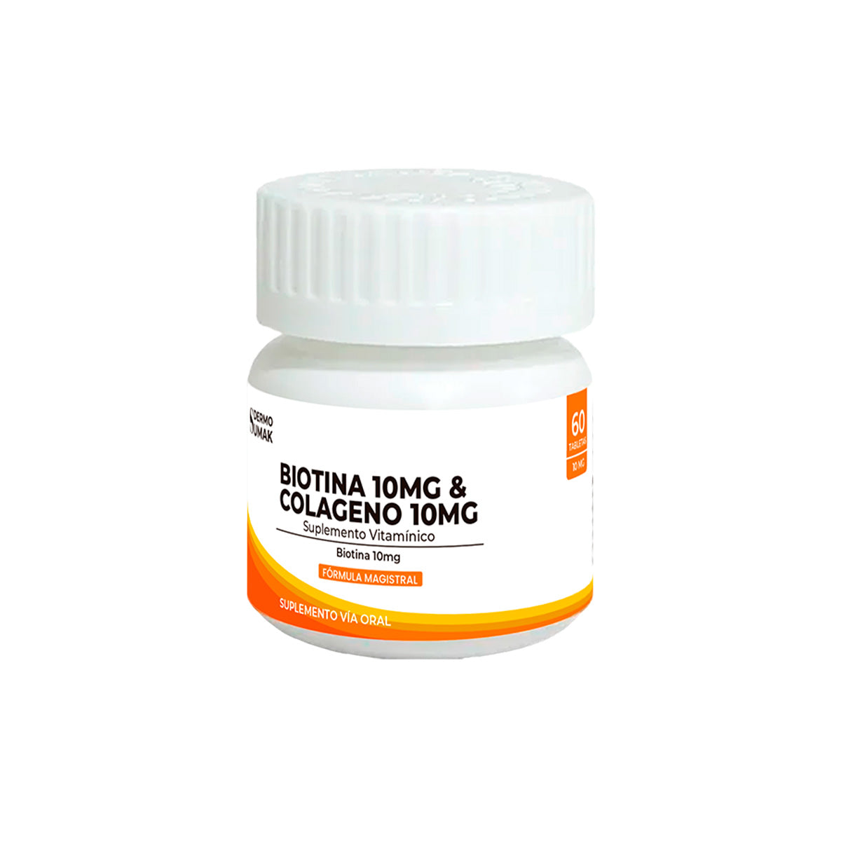 Biotina pura 10 mg x 60 Cápsulas - Dermo Sumak + REGALO PASTILLERO