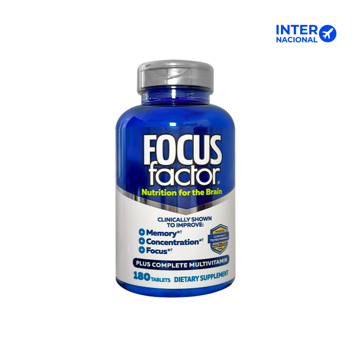Factor de enfoque Suplemento cerebral – 180 unid