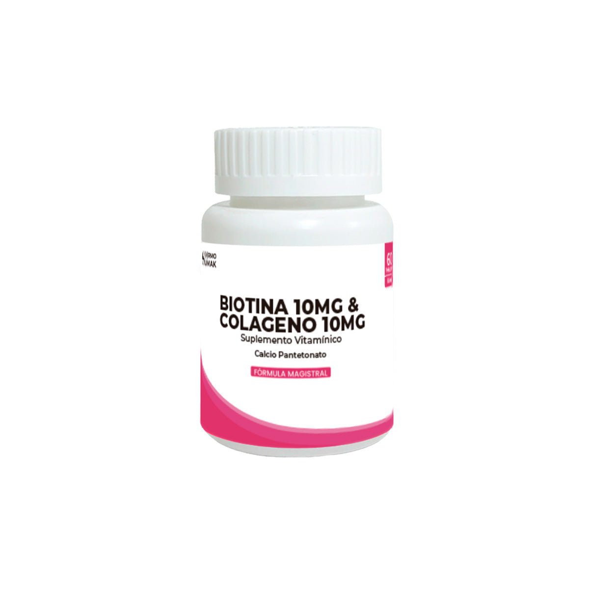 Biotina 10 mg & Colágeno 10 mg x 90 Cápsulas - Dermo Sumak + REGALO PASTILLERO