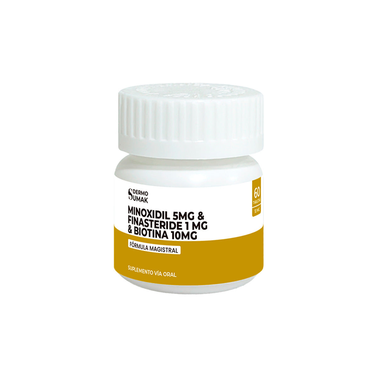 Finasteride 1 mg & Minoxidil 5 mg & Biotina 10 mg x 60 Cápsulas- Dermo Sumak
