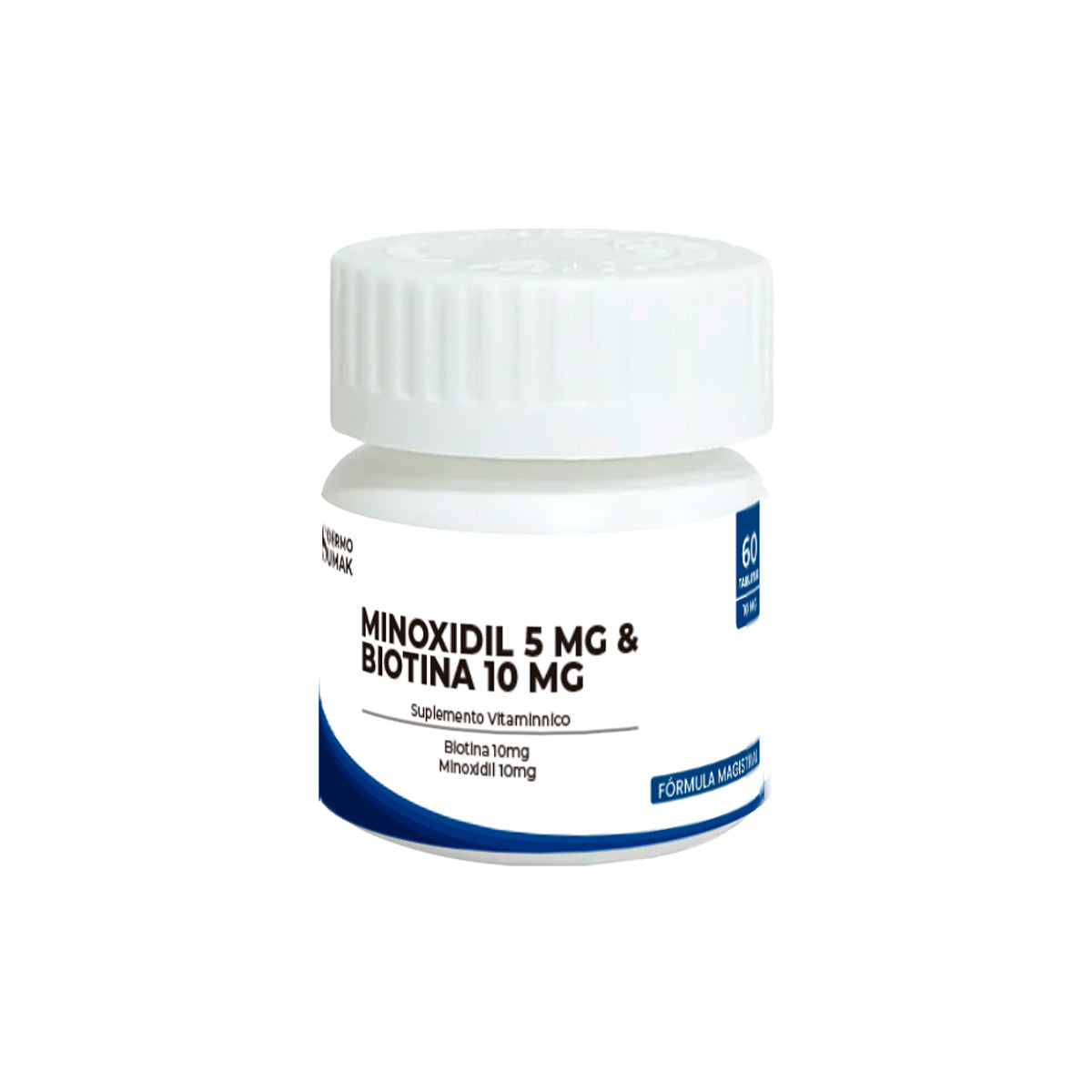 Minoxidil 5mg & Biotina 10mg x 60 Cápsulas - Dermo Sumak + REGALO PASTILLERO