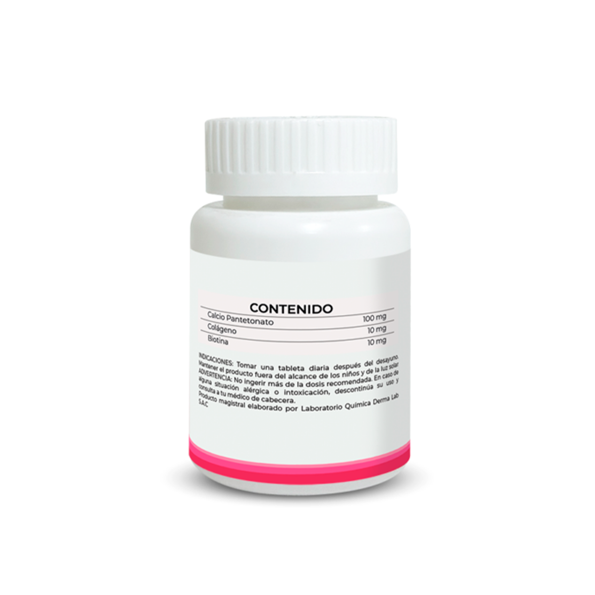 Biotina 10 mg & Colágeno 10 mg x 90 Cápsulas - Dermo Sumak + REGALO PASTILLERO
