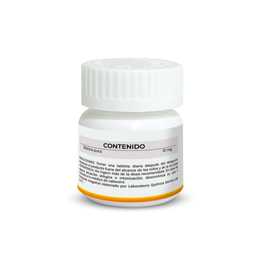 Biotina pura 10 mg x 60 Cápsulas - Dermo Sumak + REGALO PASTILLERO