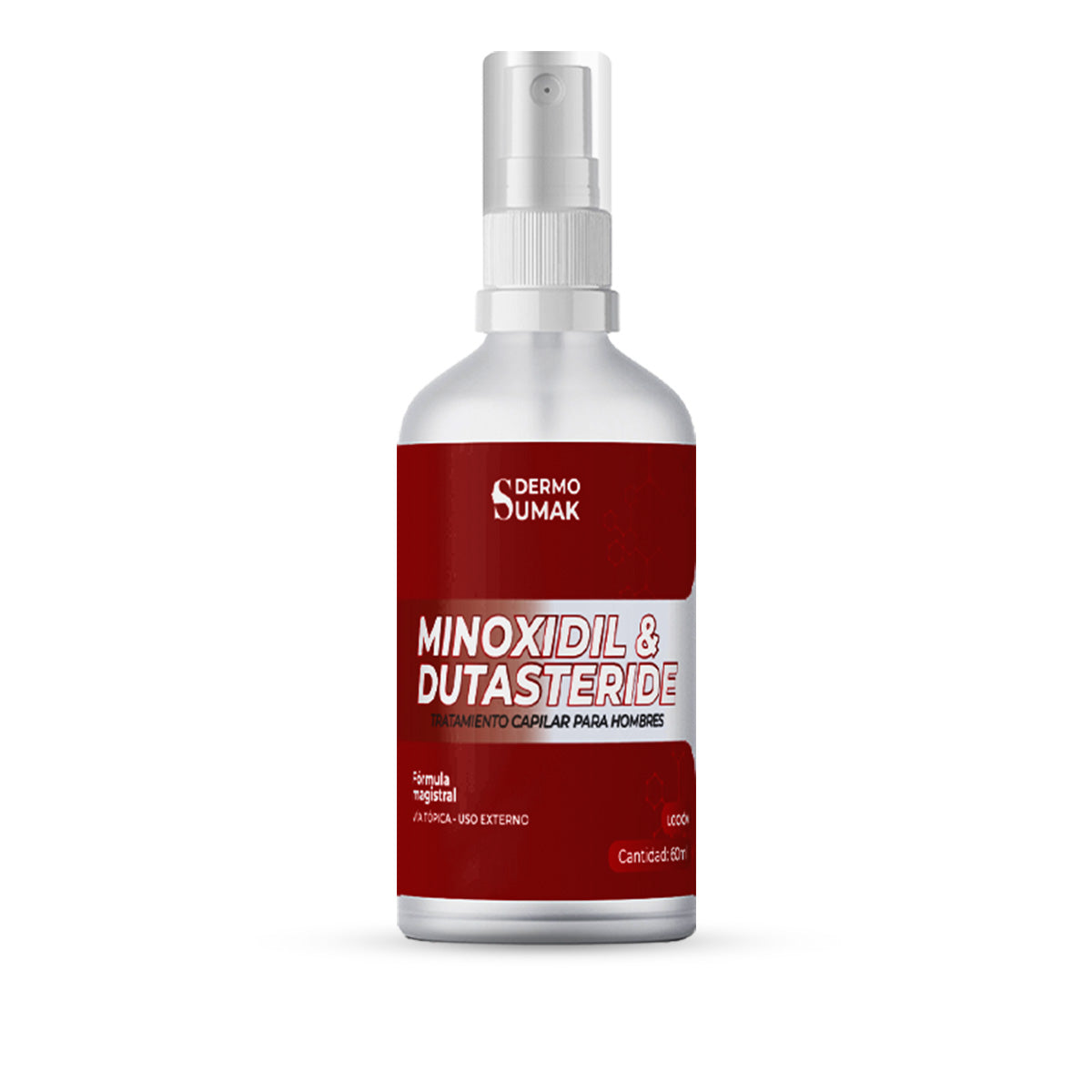 CYBER!! 🔥 Dermo Sumak – Loción Capilar Anticaída – Minoxidil 5% & Dutasterida 0,5% – Tratamiento Intensivo 60ml