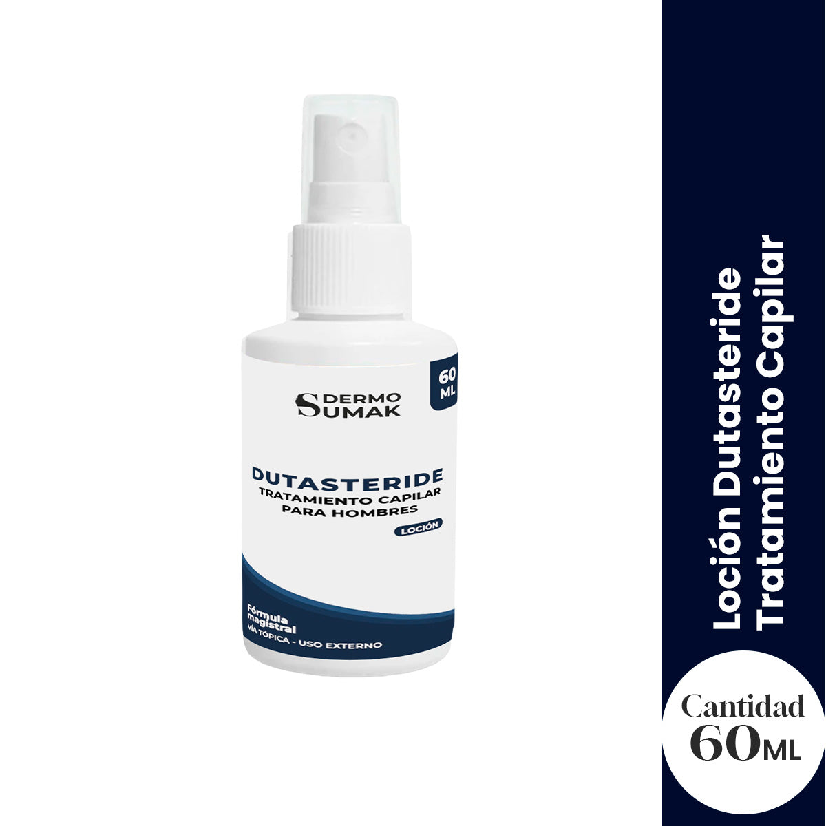 Dutasteride 0.5% - Loción Tratamiento Capilar para Hombres - DERMOSUMAK®