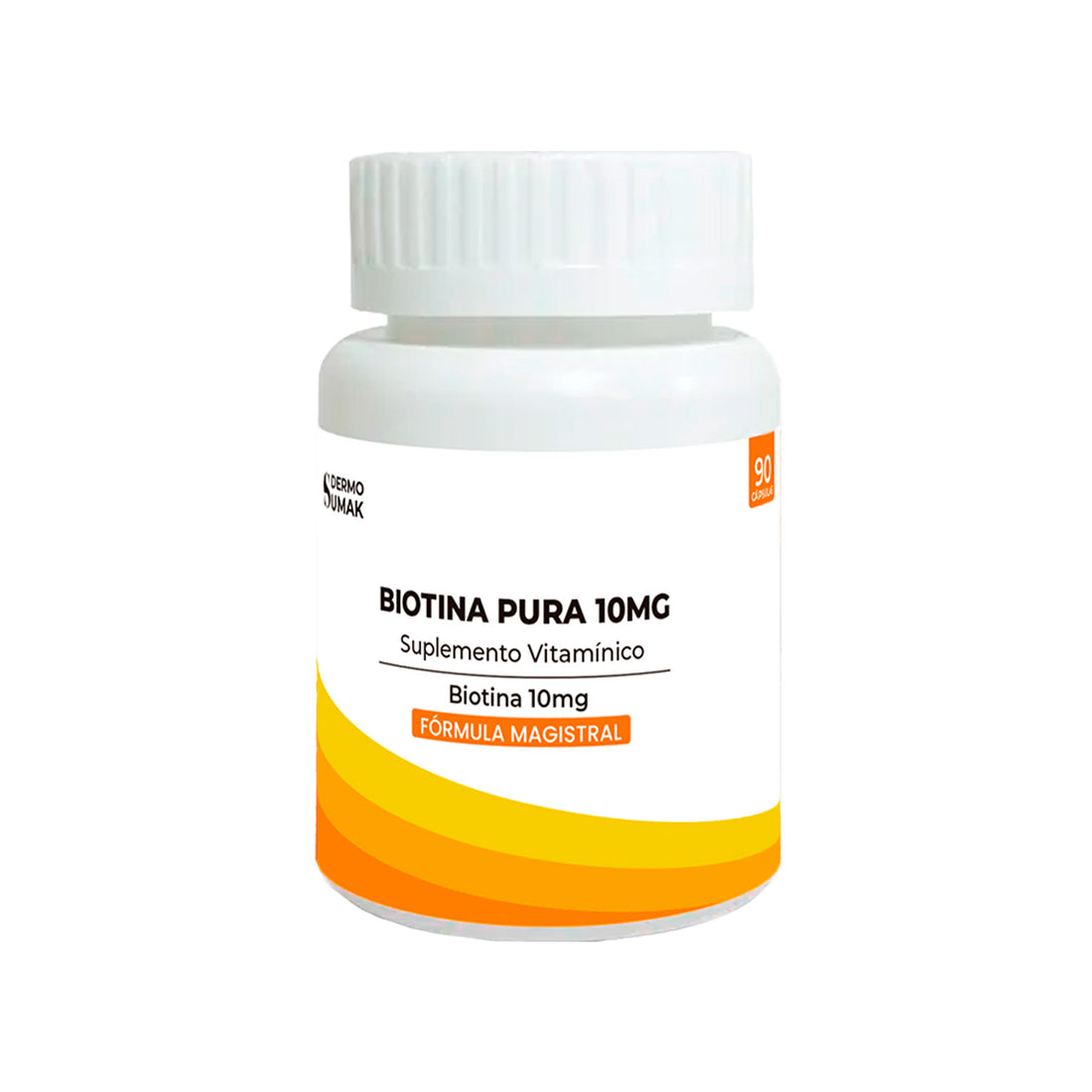 DERMO SUMAK – SUPLEMENTO CAPILAR – FORTALECE CABELLO, UÑAS Y PIEL – BIOTINA PURA 10MG 90 CÁPSULAS + REGALO PASTILLERO