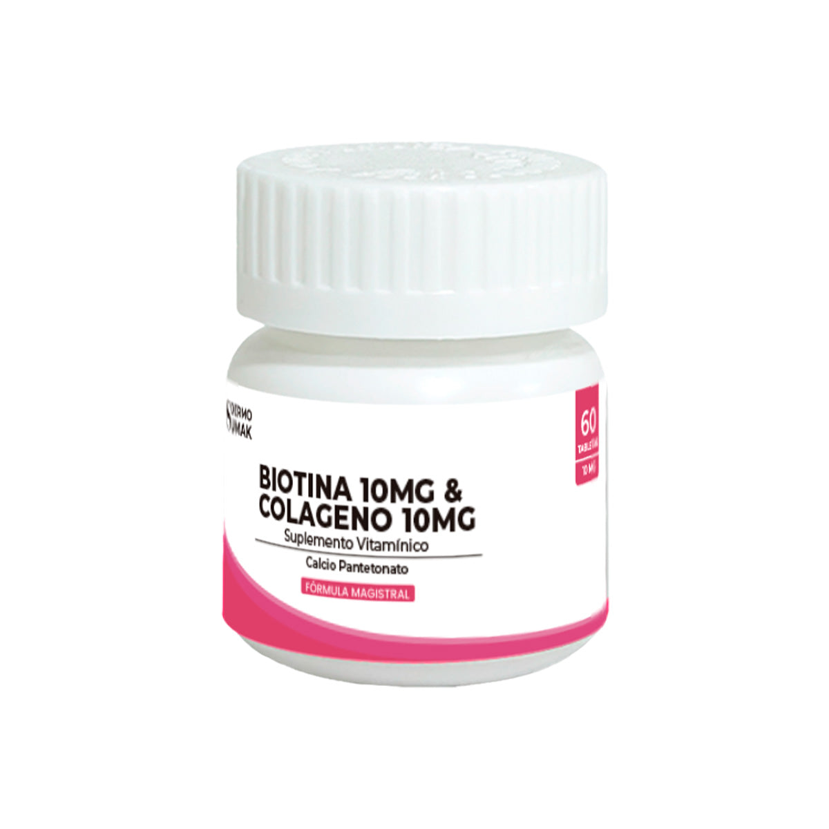 Biotina 10 mg & Colágeno 10 mg x 60 Cápsulas - Dermo Sumak + REGALO PASTILLERO