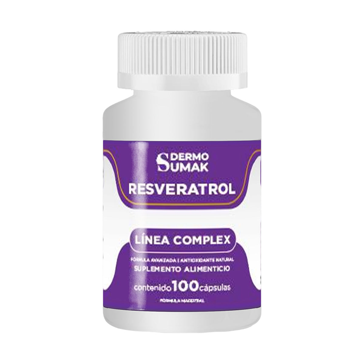 DERMO SUMAK – SUPLEMENTO ANTIOXIDANTE – RESVERATROL FÓRMULA NATURAL – 100 CÁPSULAS + REGALO PASTILLERO