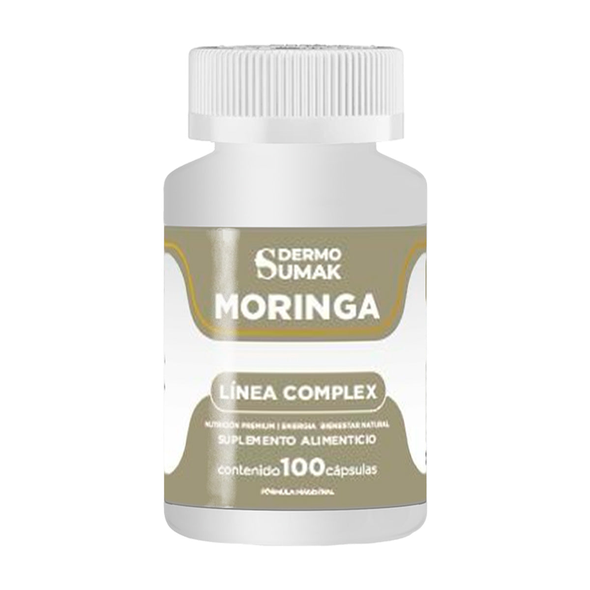 DERMO SUMAK – SUPLEMENTO ENERGIZANTE NATURAL – MORINGA ENERGÍA NATURAL 100 CÁPSULAS + REGALO PASTILLERO