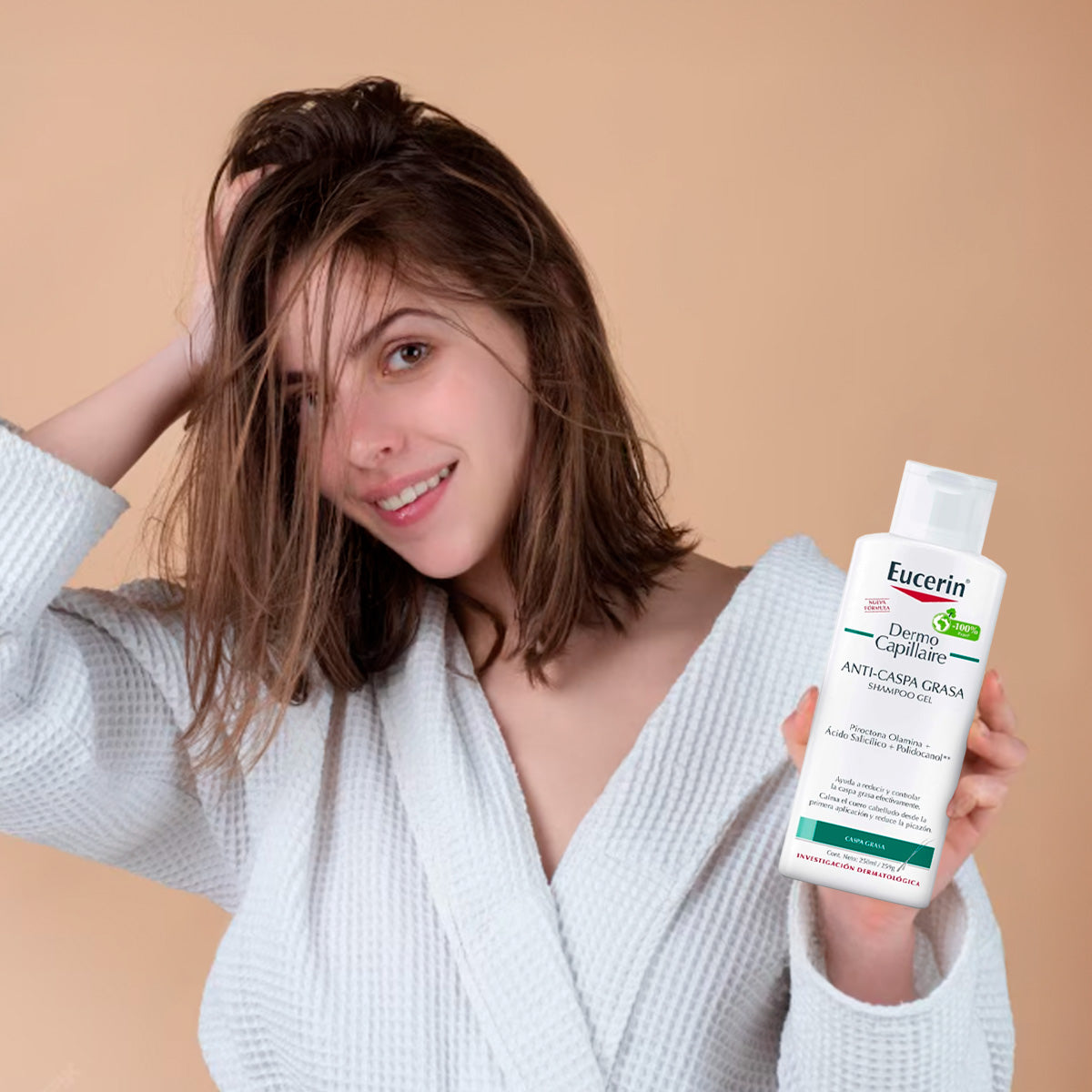 EUCERIN – SHAMPOO DERMOCAPILAR – ANTICASPA GRASA – 250ML