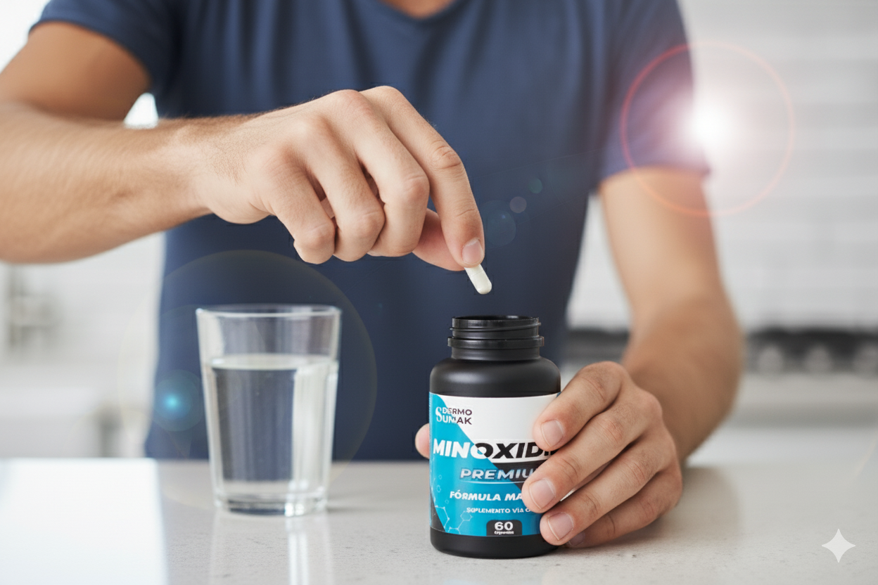 DERMO SUMAK – MINOXIDIL PREMIUM 5MG– 60 CÁPSULAS