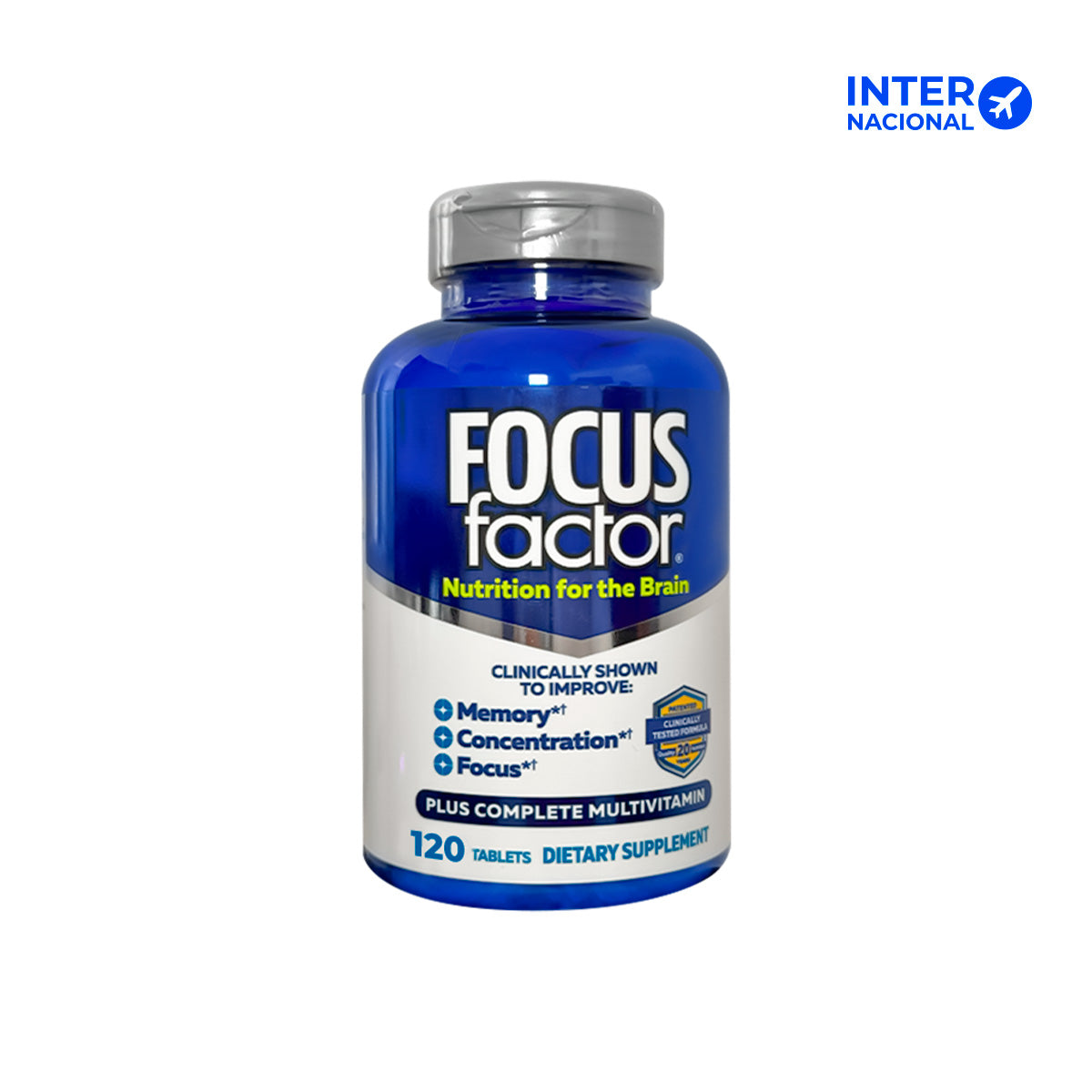 Nutrición para el cerebro 120 tabletas - Focus Factor