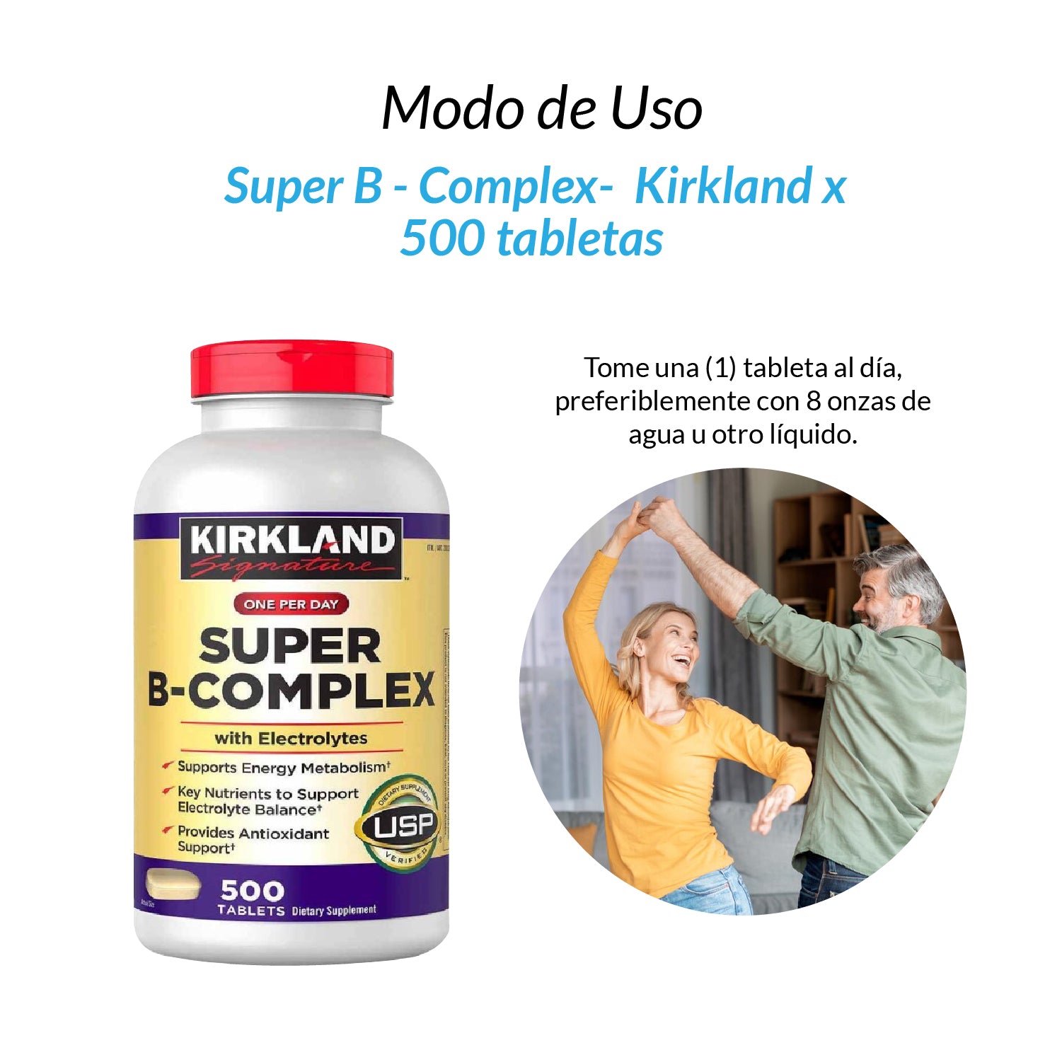 Super B-Complex 500 tabletas - kirkland signature