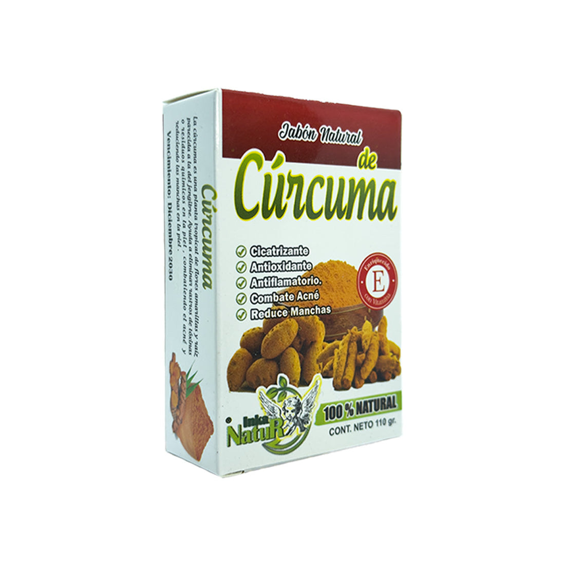 Jabón Natural Corporal de Curcuma 110gr