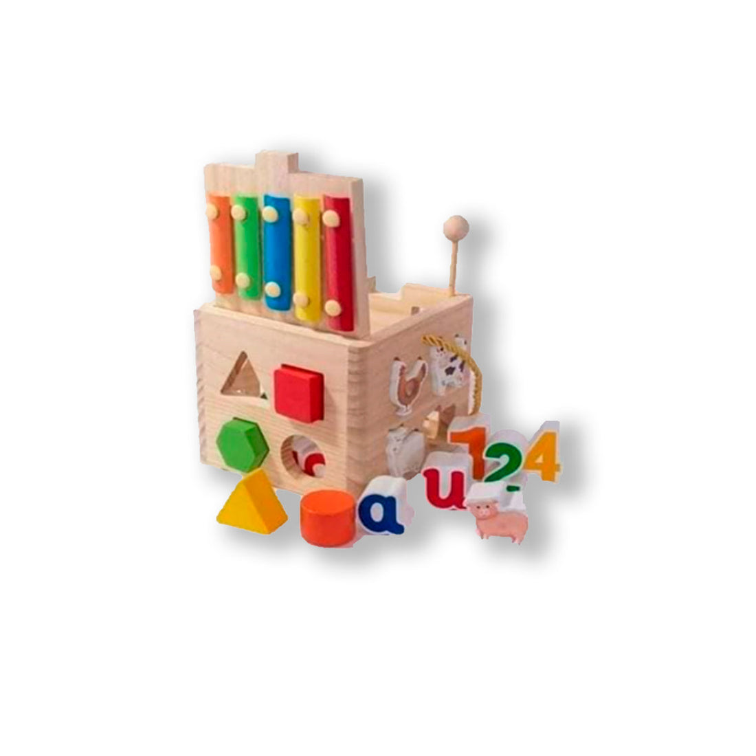 CUBO CON XILOFONO Y VOCALES