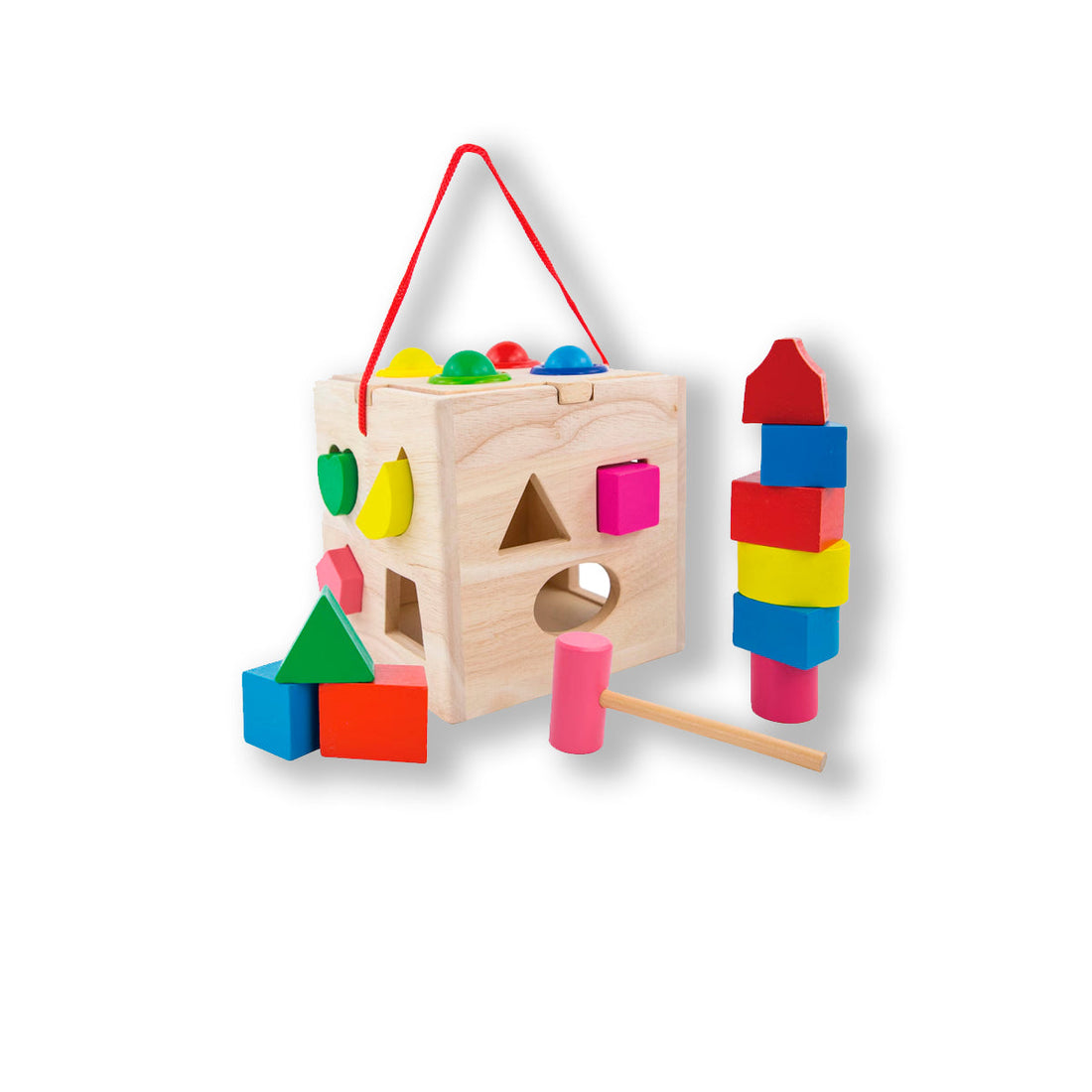 CUBO CON MARTILLO DIDACTICO