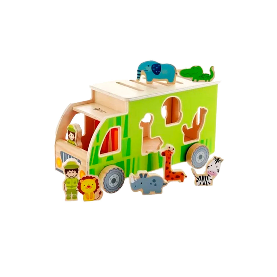 Camión Didáctico Animales Madera