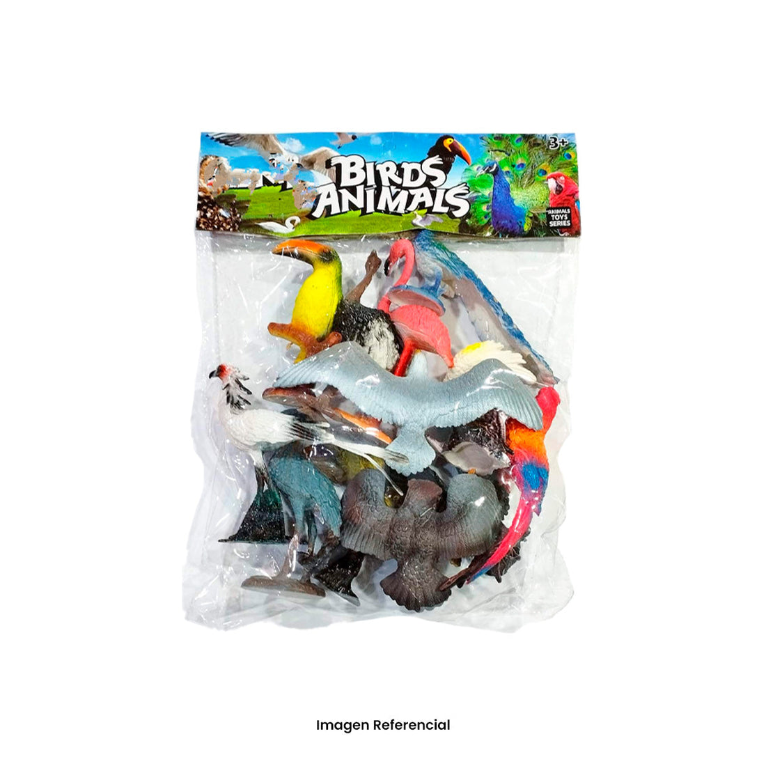 Aves x12 en bolsa Juguete didactico