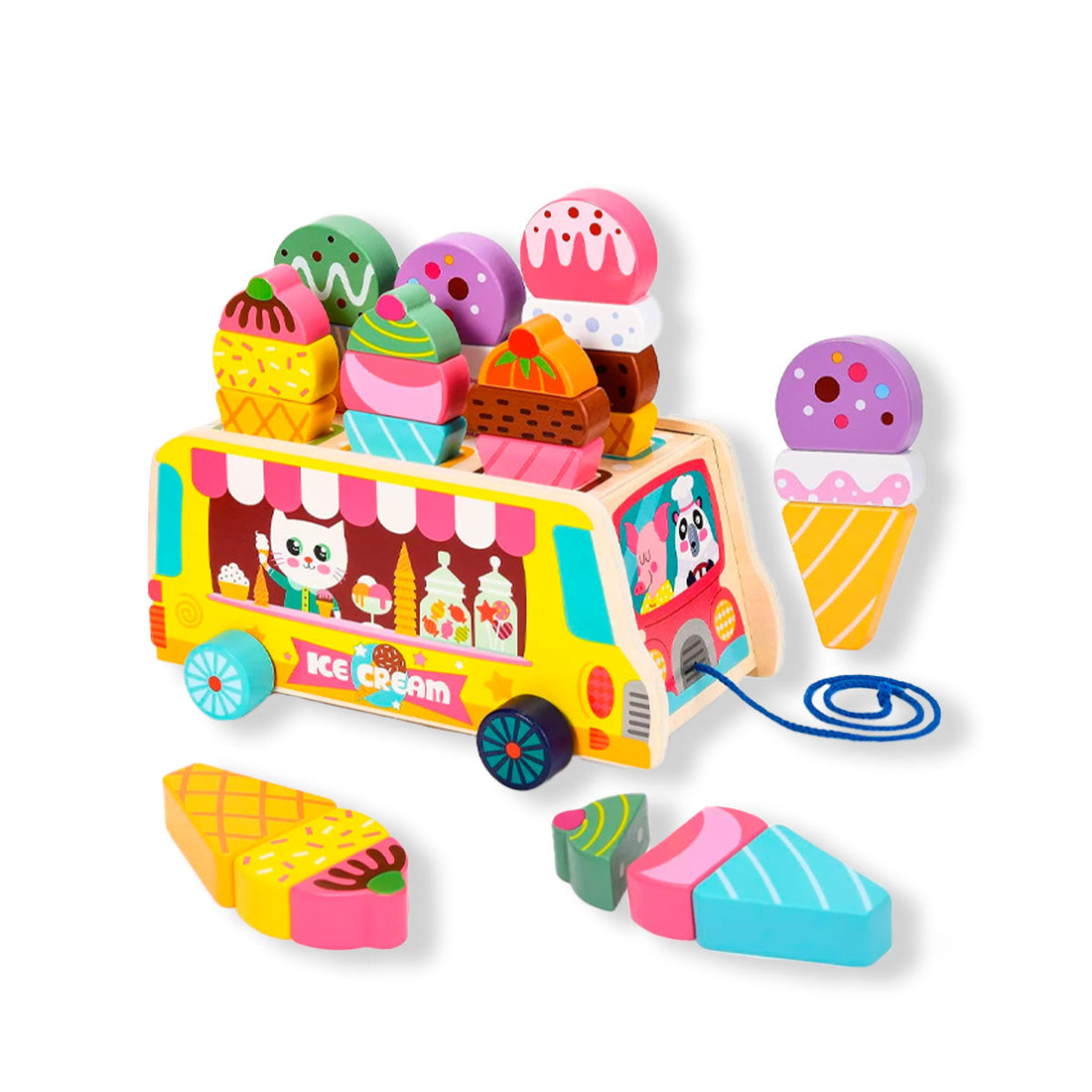 CARRETA DE HELADO DIDACTICO