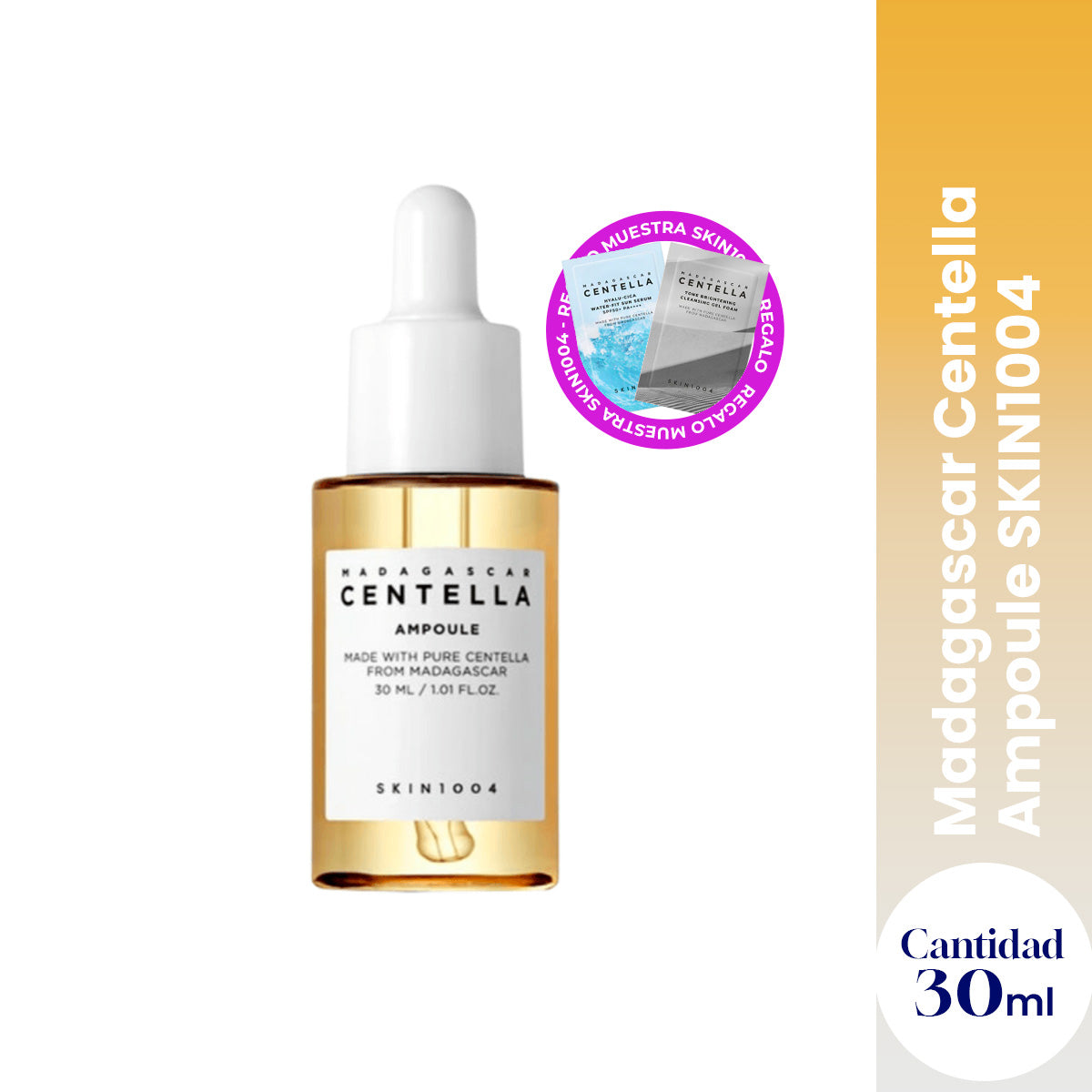 Madagascar Centella Ampoule 30 ml – SKIN 1004+ REGALO MINI SACHETS
