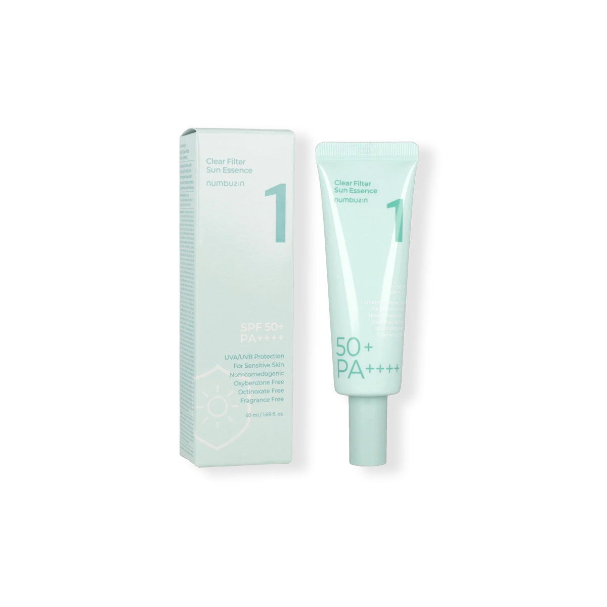 Protector Solar No1. Clear Filter Sun Essence SPF50+ PA++++ 50 ml - NUMBUZIN + REGALO MUESTRA DE LA MARCA