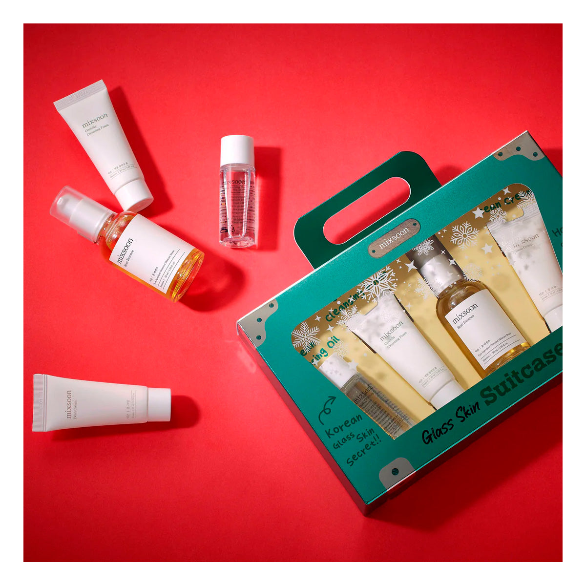Glass Skin Suitcase - Mixsoon 4 piezas