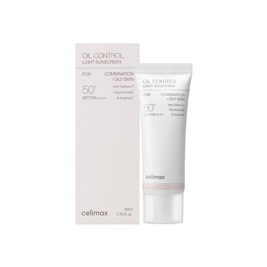 Oil Control Light Sunscreen Spf50+ Pa++++ 40ml - Celimax