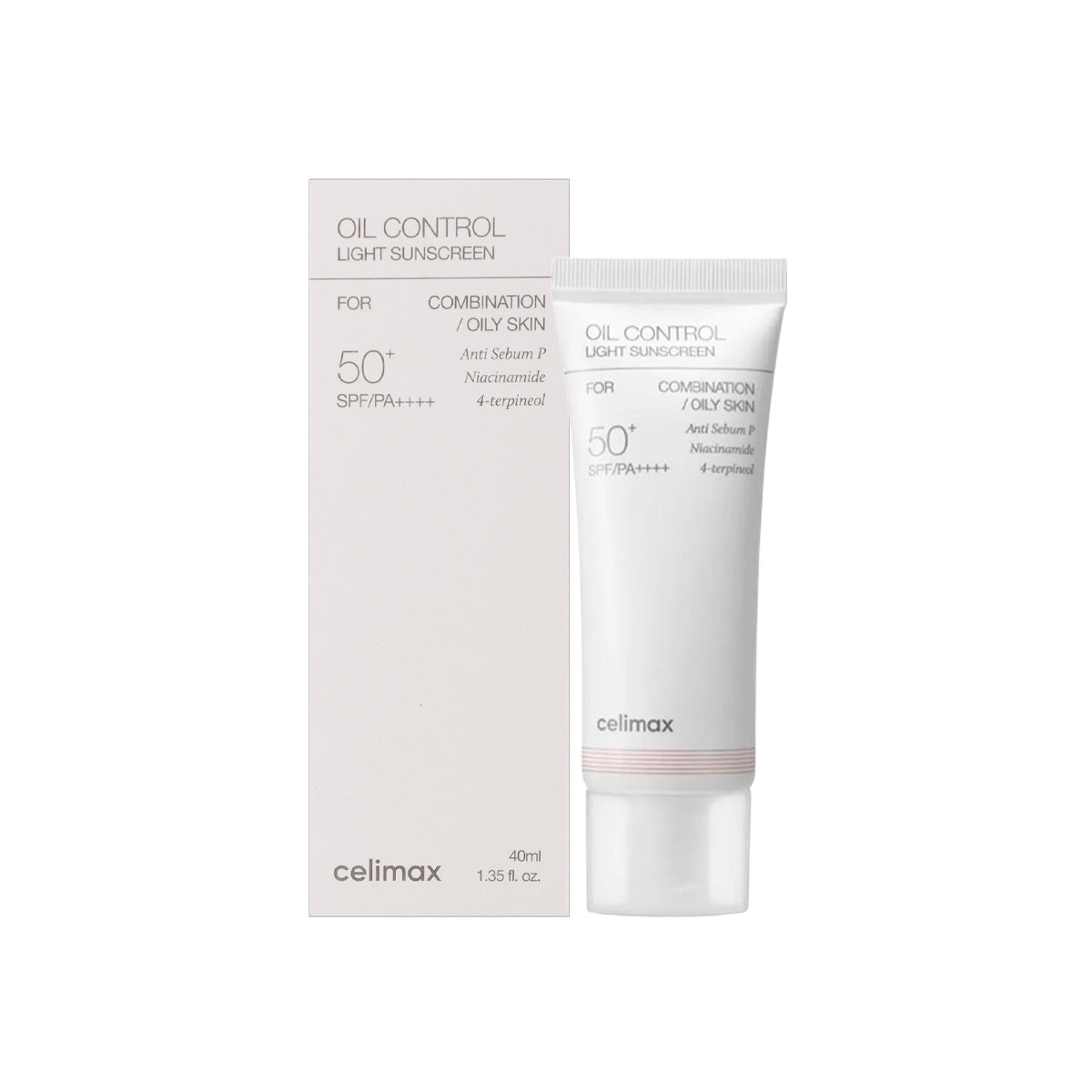 Oil Control Light Sunscreen Spf50+ Pa++++ 40ml - Celimax