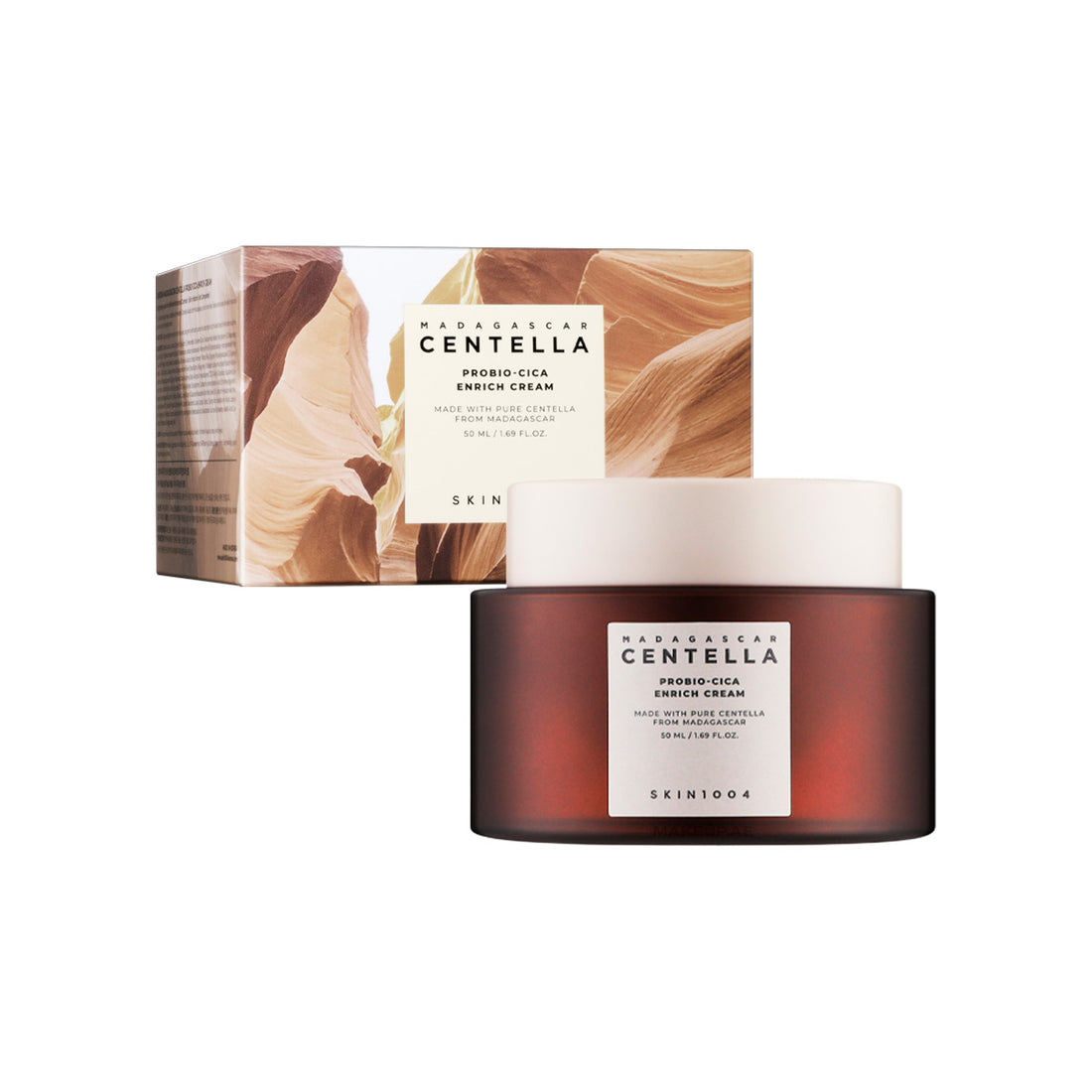 SKIN1004 – CREMA FACIAL NUTRITIVA Y REPARADORA – MADAGASCAR CENTELLA PROBIO-CICA ENRICH CREAM – 50ML