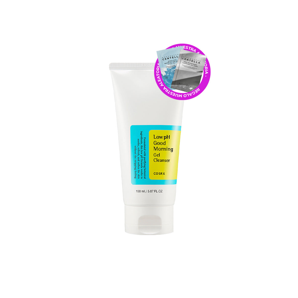Gel limpiador con ph bajo Good Morning - COSRX 150ml + REGALO MINI SACHETS