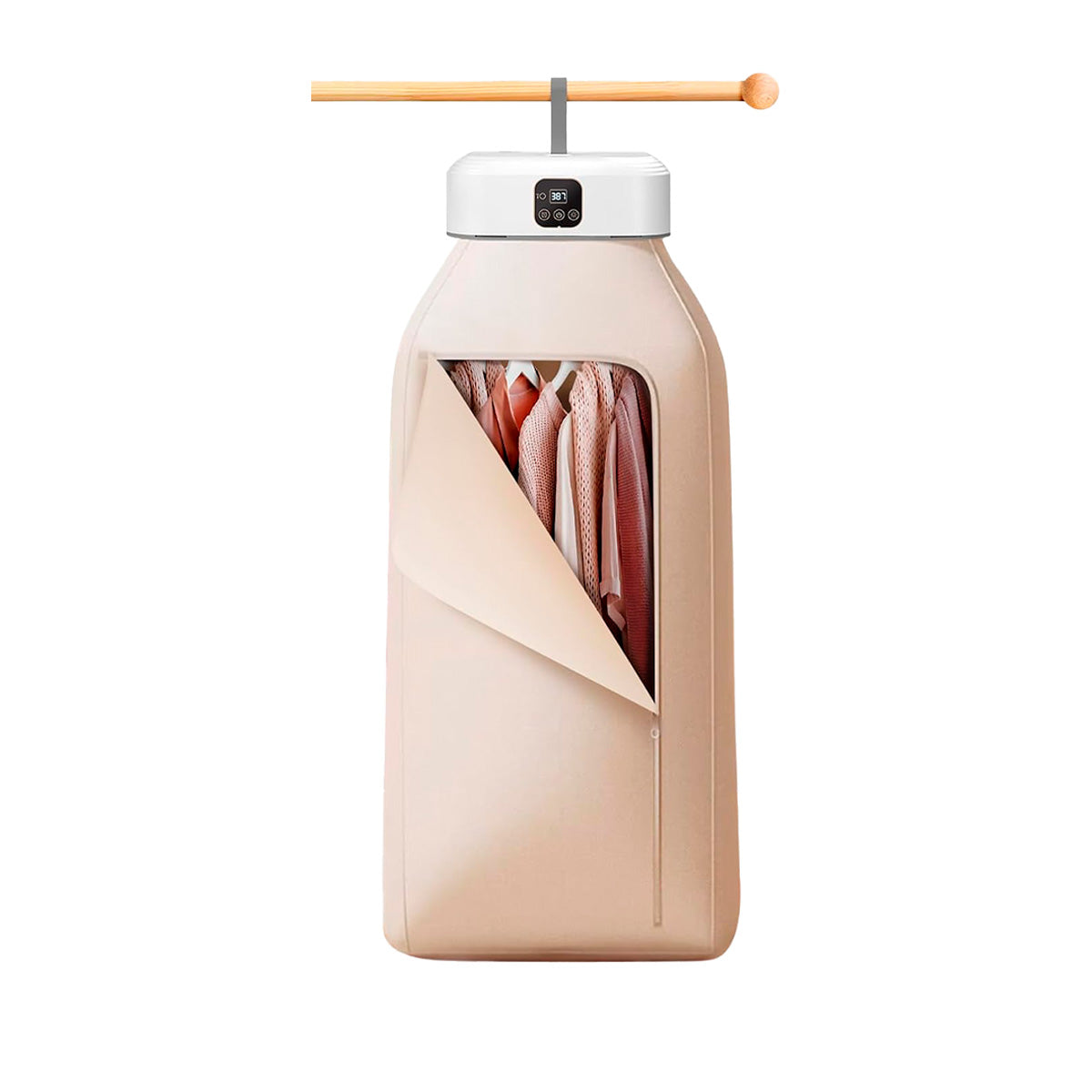 👔SECADOR DE ROPA PORTÁTIL CON ROPERO👗