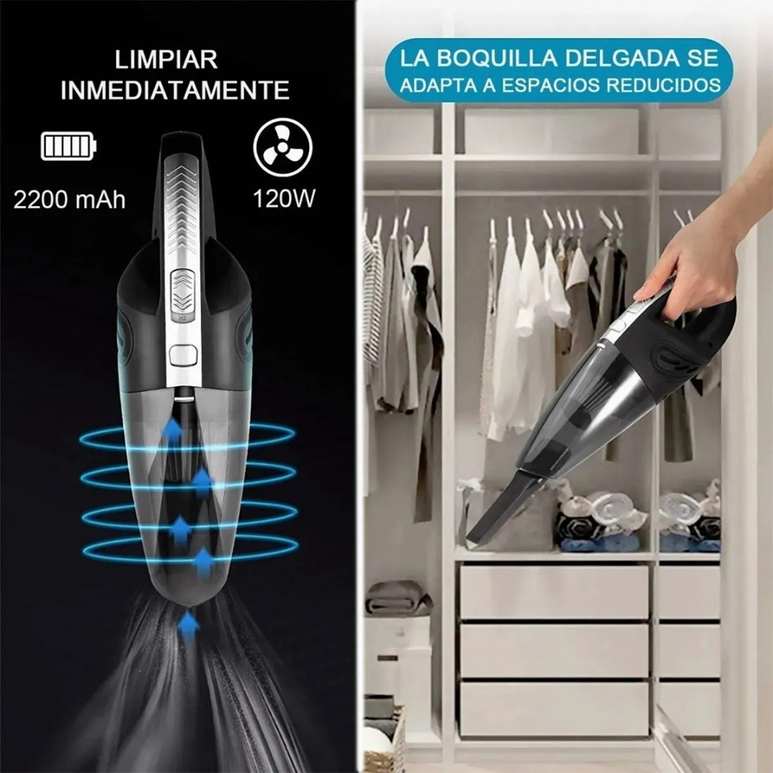 ASPIRADORA PORTATIL NUEVO MODELO 4 en 1