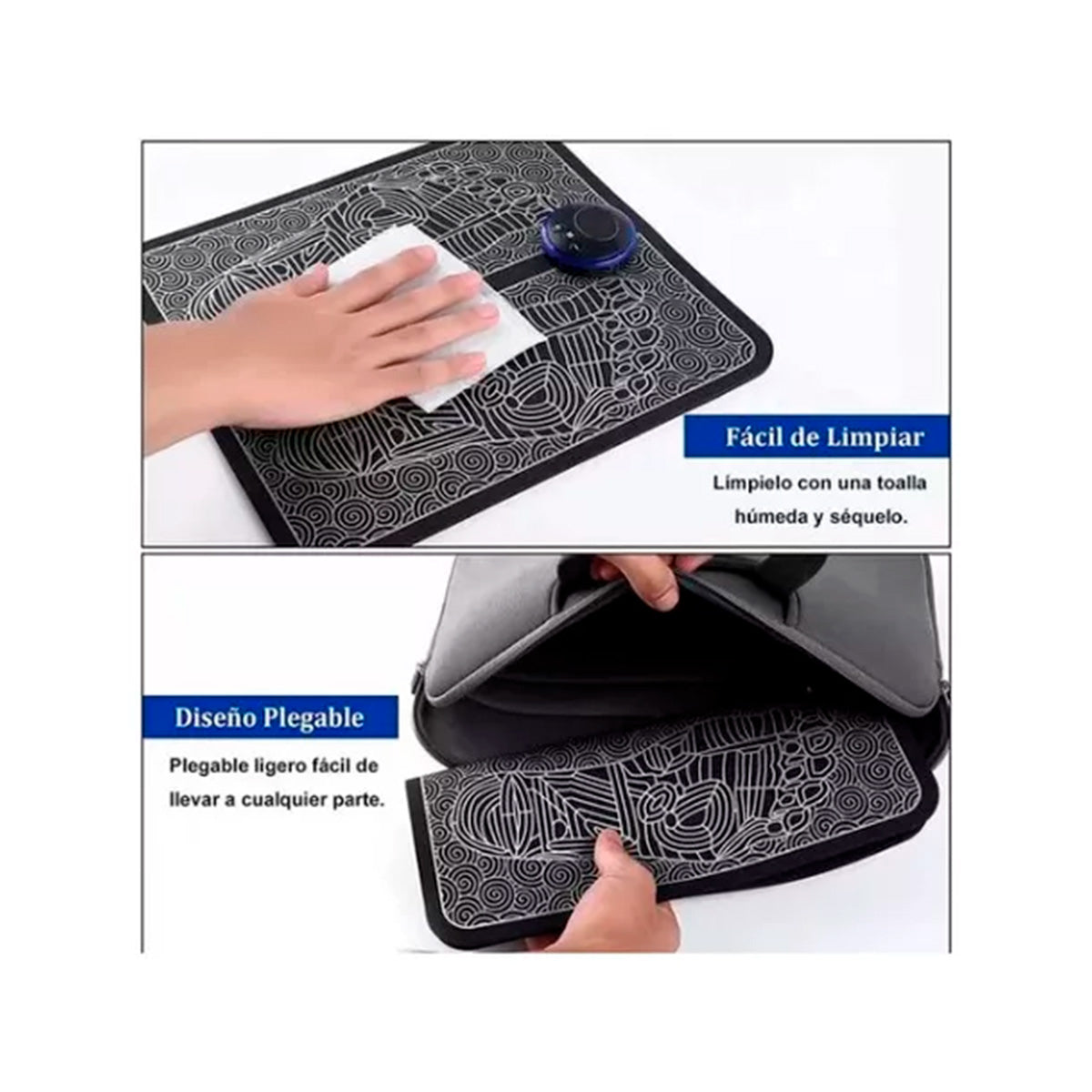 MASAJEADOR DE PIES CON BATERÍA RECARGABLE