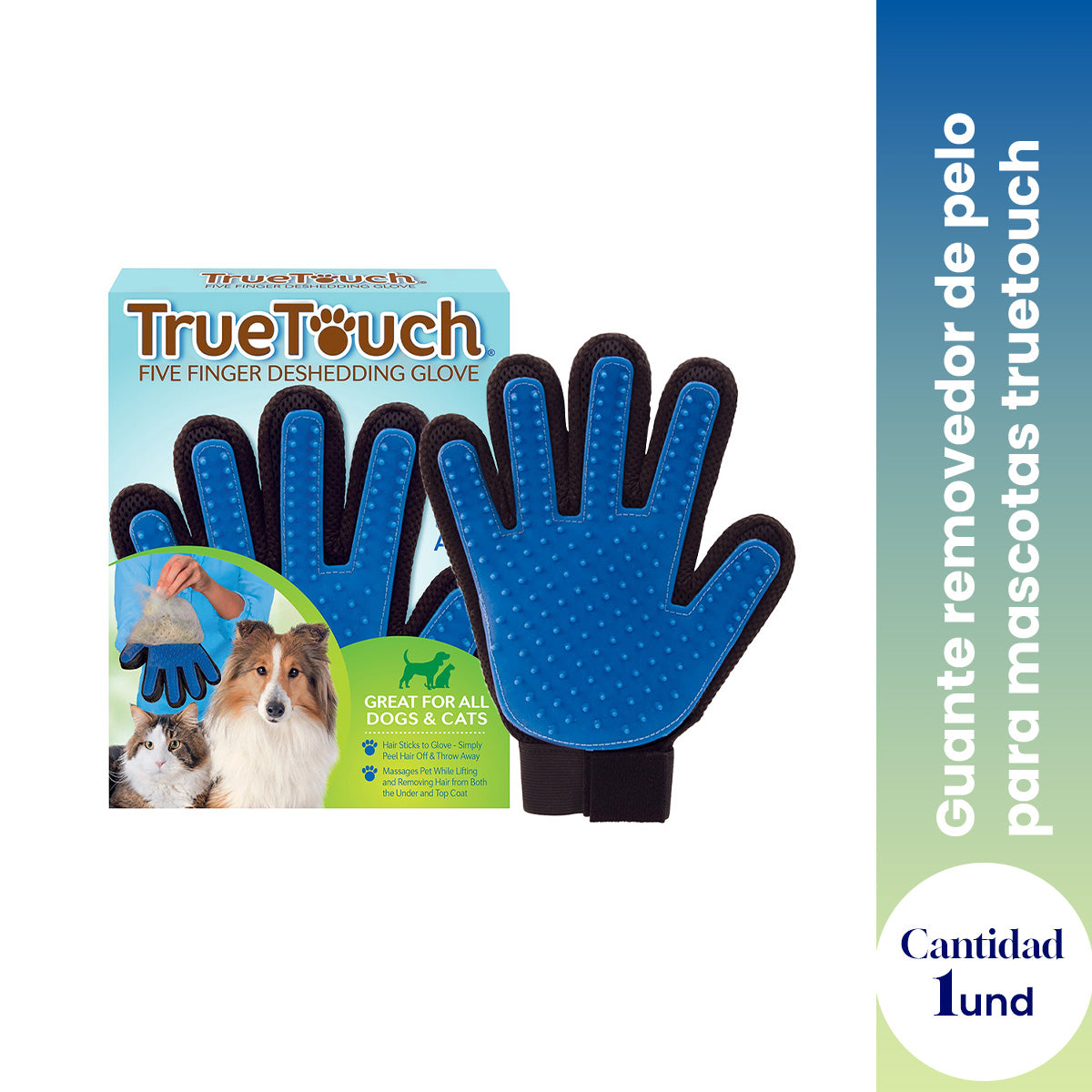 ¡liquidación! Guante removedor de pelo para mascotas truetouch