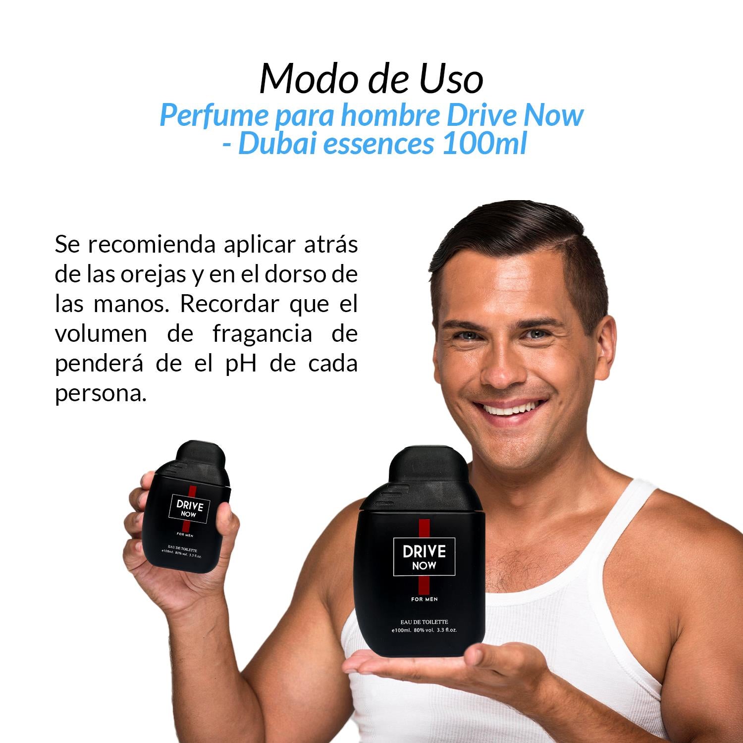 ESENCIAS DE DUBAI – PERFUME PARA HOMBRE – DRIVE NOW – 100ML