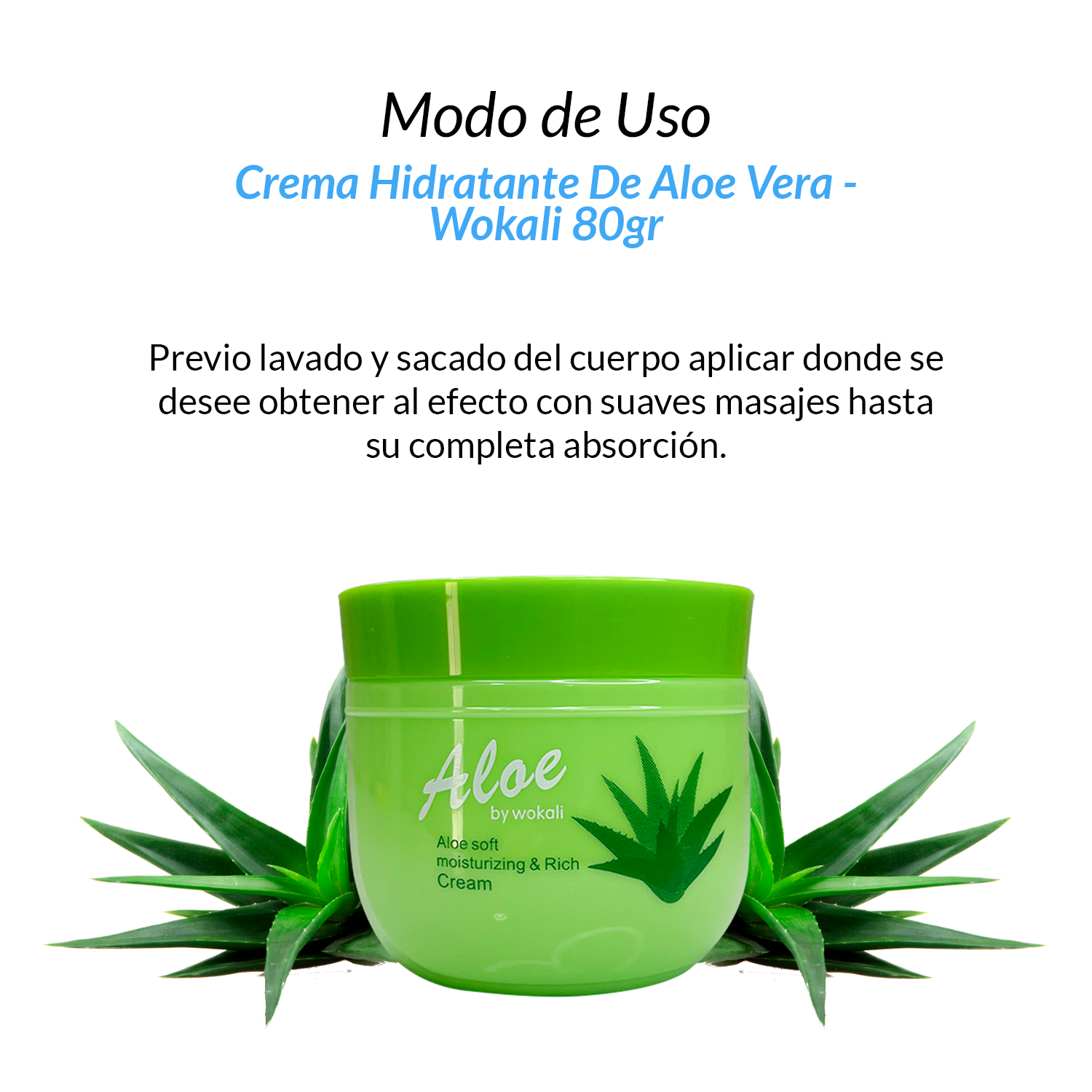 FRUIT OF THE WOKALI – CREMA RICA Y SUAVE HIDRATANTE DE ALOE – 80GR