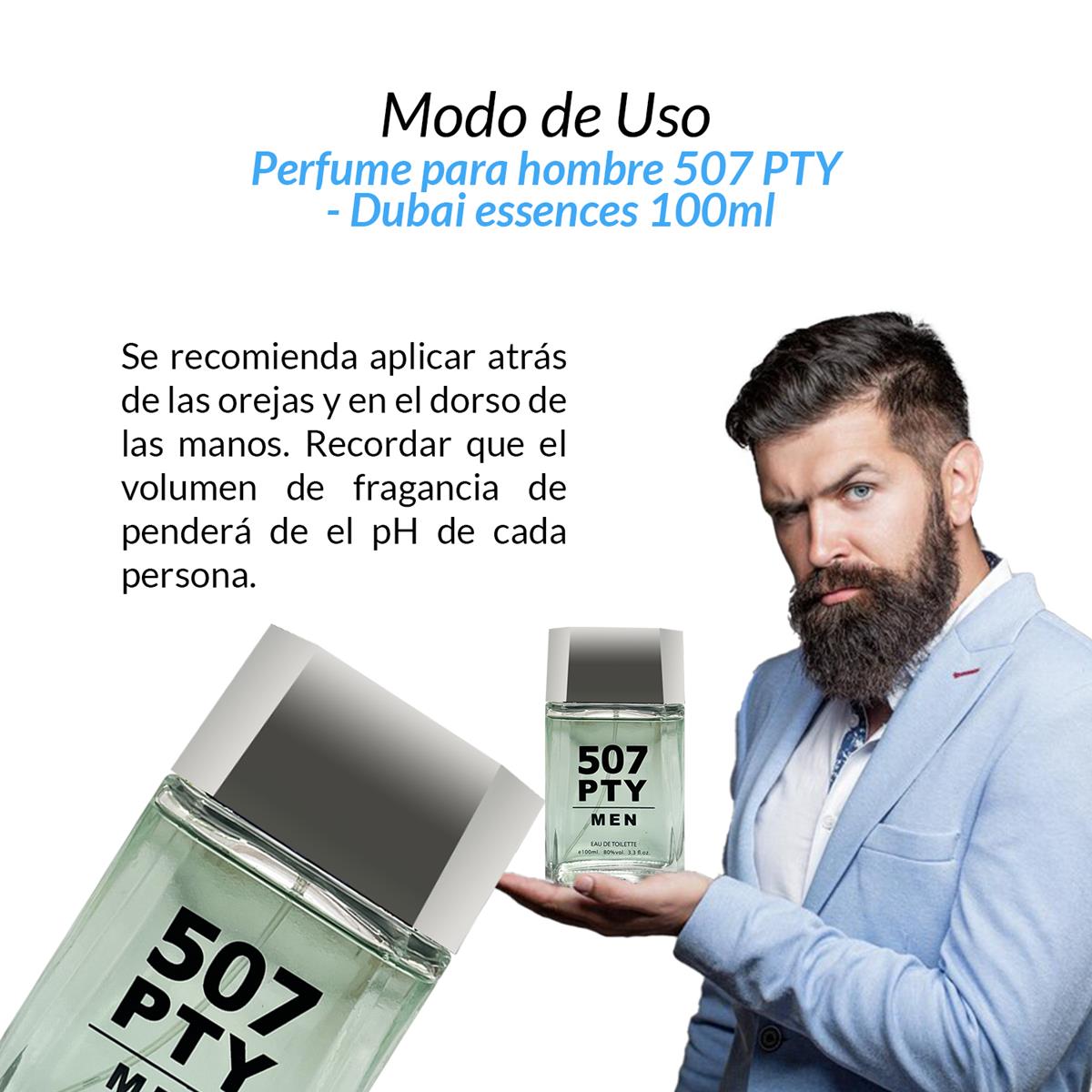 ESENCIAS DE DUBAI – PERFUME PARA HOMBRE – 507 PTY – 100ML