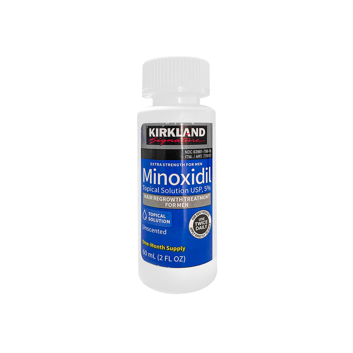 Kirkland - Crecimiento capilar y barba - Minoxidil Líquido 60 ml