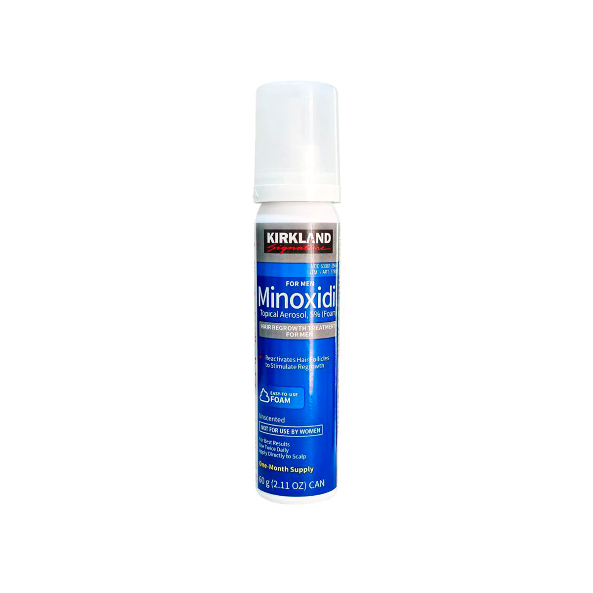 2 Minoxidil Espuma Kirkland + Shampoo Romero Crecepelo 320 ml