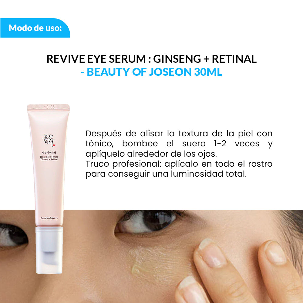 Beauty of Joseon – Sérum Contorno de Ojos – Revive Ginseng + Retinal 30ml