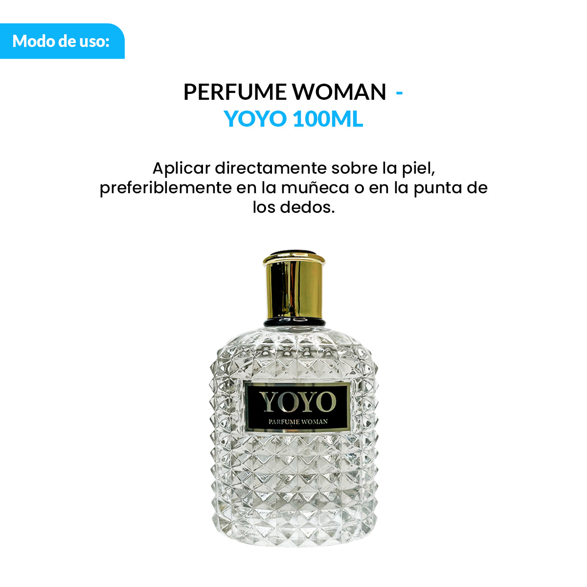 ¡LIQUIDACIÓN! EAU DE PARFUM VAPORISATEUR NATURAL SPRAY - YOYO PARFUME WOMAN