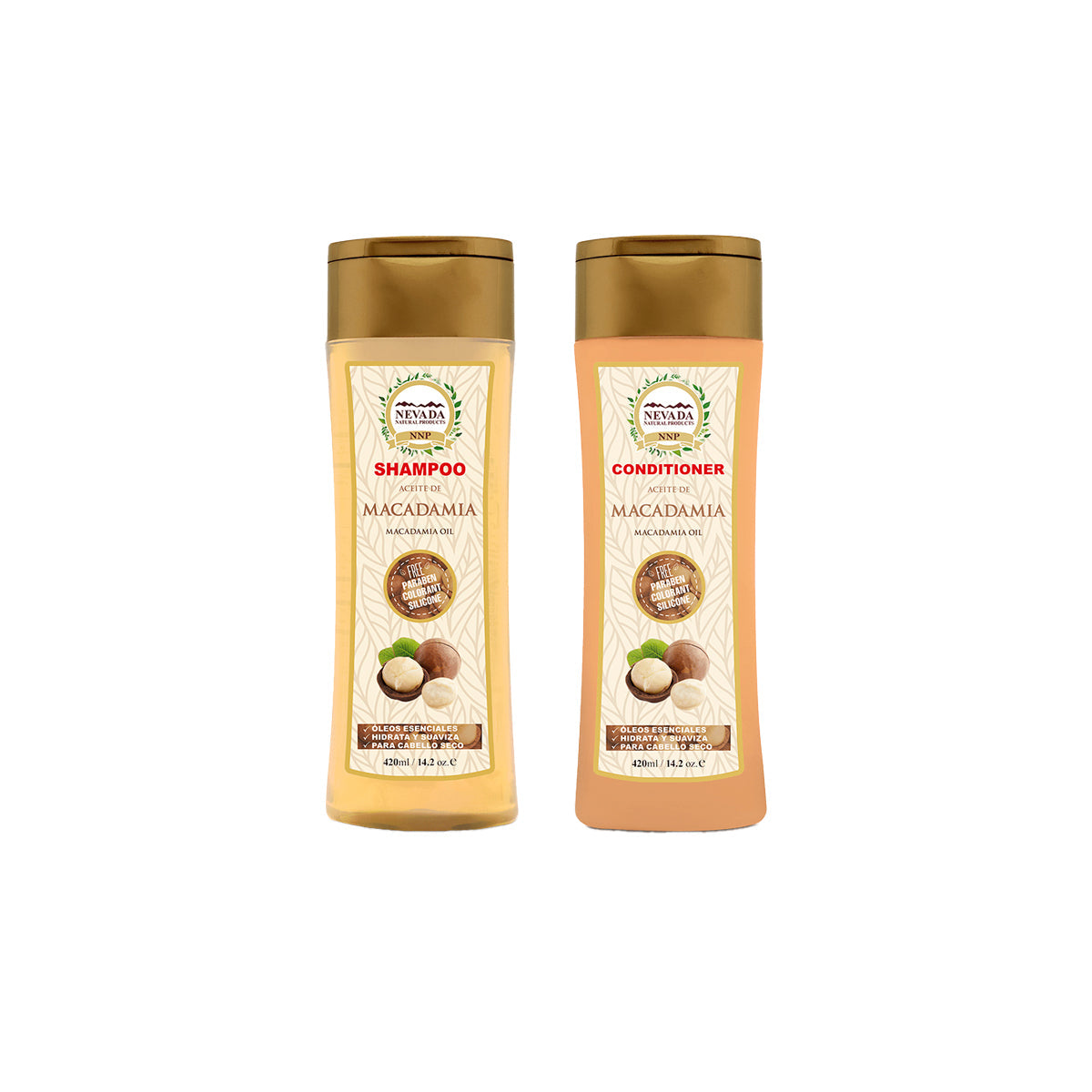 Shampoo + Acondicionador Macadamia 420ml - Nevada