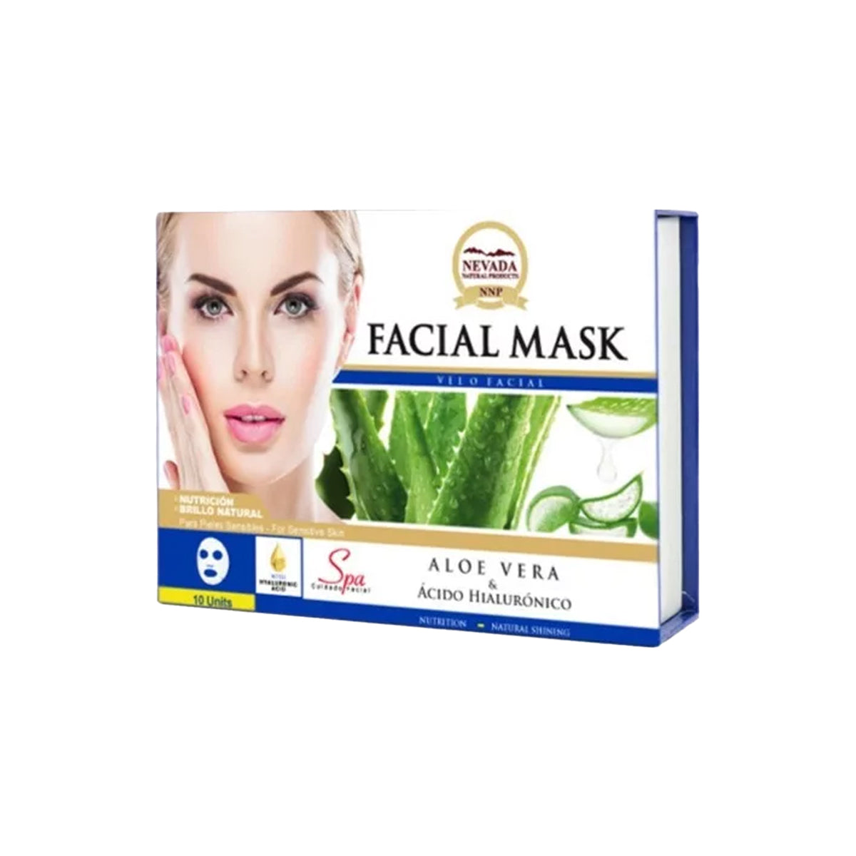 Mascarilla Aloe Vera Y Ácido Hialurónico - Nevada