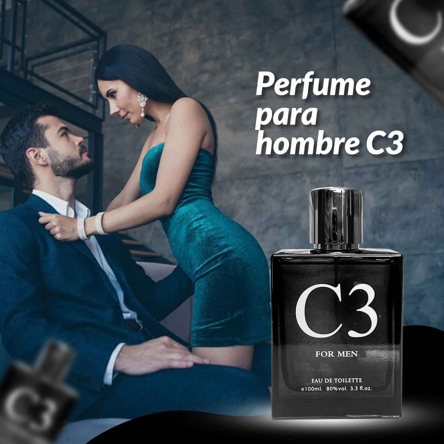ESENCIAS DE DUBAI – PERFUME PARA HOMBRE – C3 – 100ML