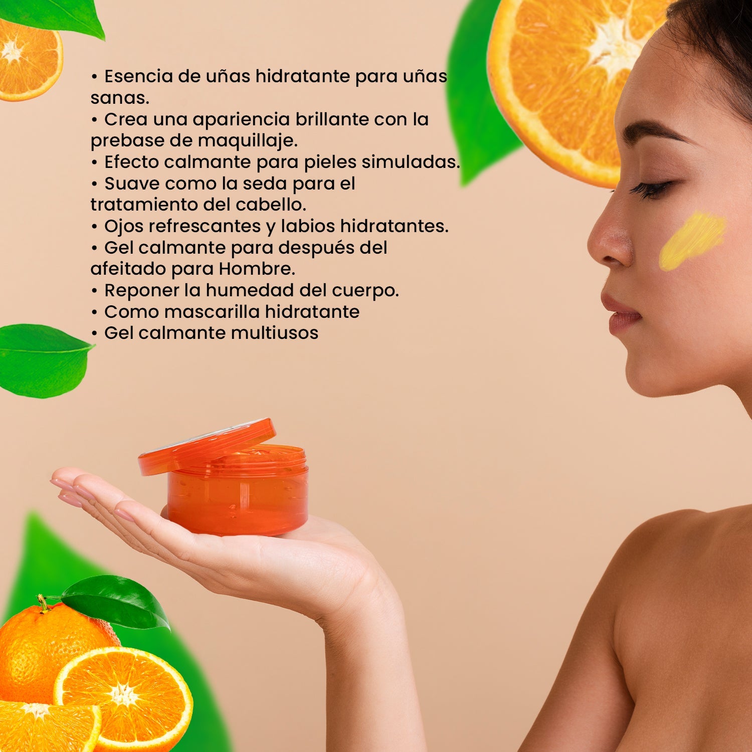 Vitamina C Gel calmante iluminador y antienvejecimiento 99% 300gr